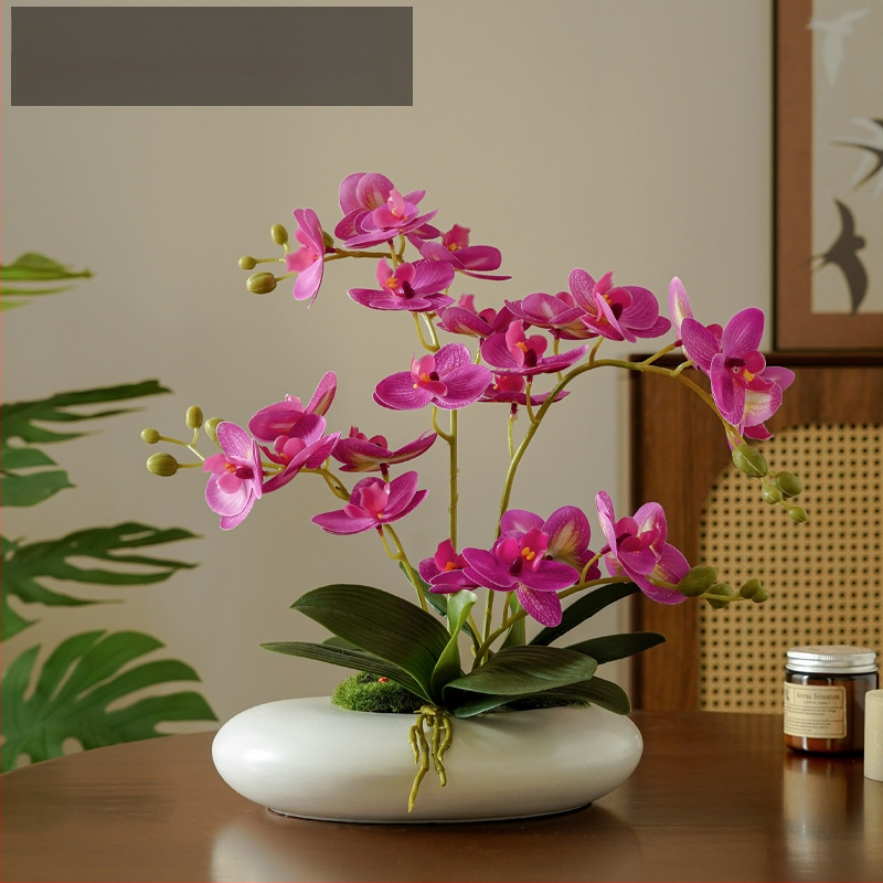 Umelý kvet Peónia pre stolovú dekoráciu, železná drôt, tkaný vzhľad, svadobné použitie