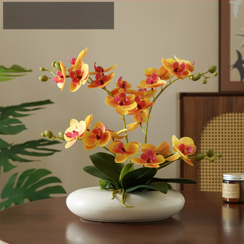 Umelý kvet Peónia pre stolovú dekoráciu, železná drôt, tkaný vzhľad, svadobné použitie