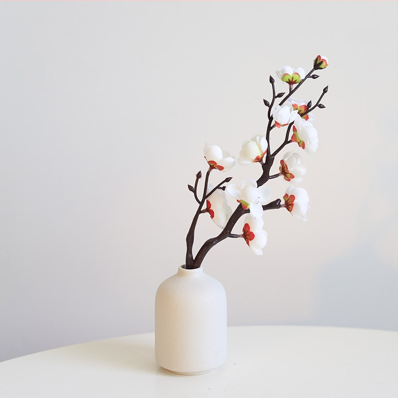 Rozdeľovač stola v čínskom štýle s bambusovými listami a motívmi Zen kvetov, polobloková obrazovka (Nie je dovezený; Nie je dar; Bez IP povolenia)