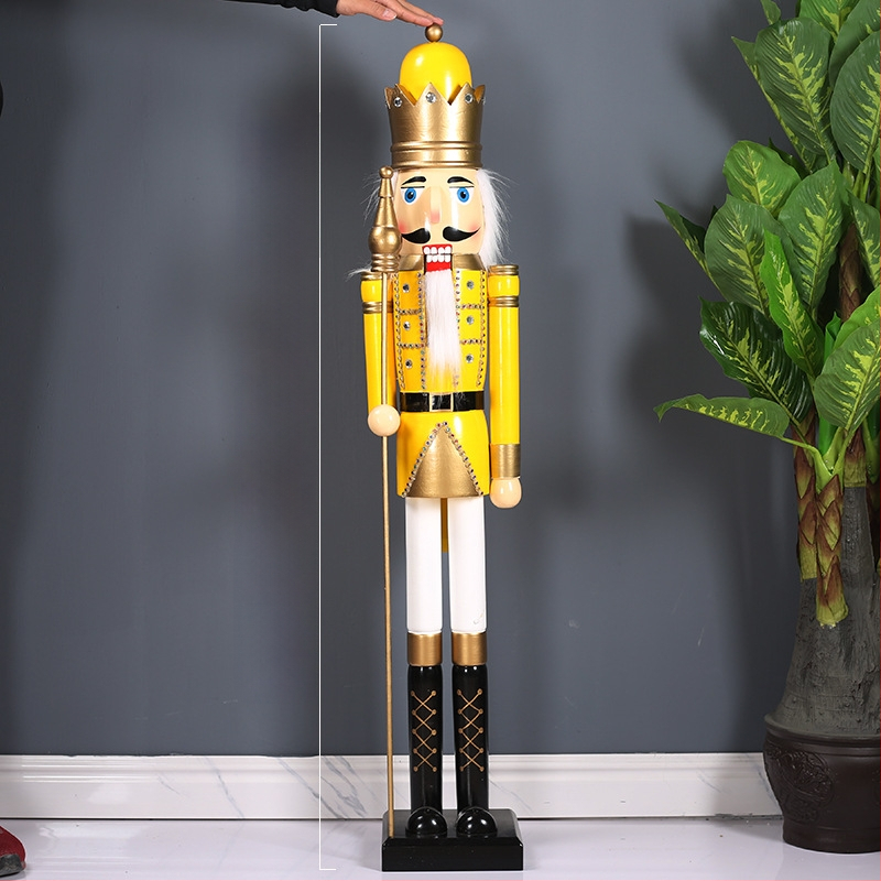 Drevená figúrka Nutcracker – Britský vojak, európsky štýl, čiastočne ručne vyrábaná, dizajn postavy