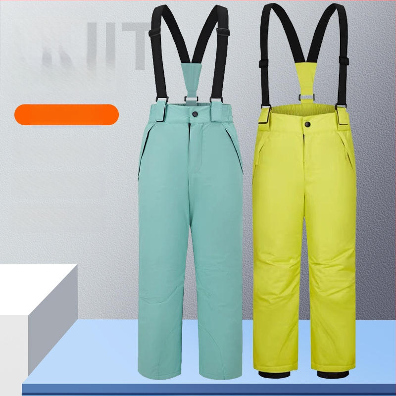 Detské lyžiarske nohavice, unisex, nepremokavé a teplé, 3-vrstvový Tata Temparon materiál, 11000 odolnosť voči vode, model 6611