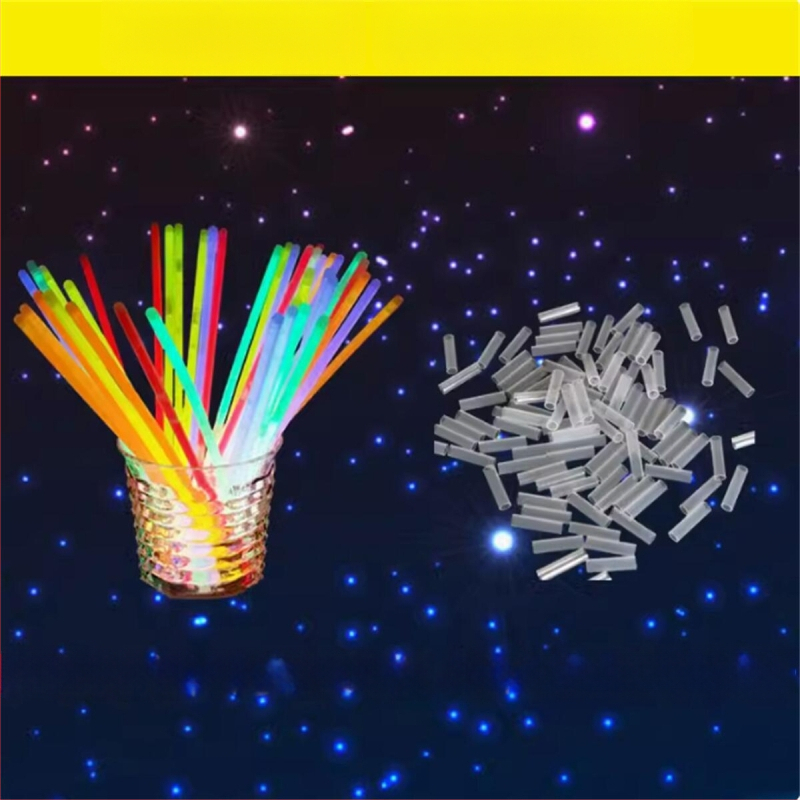 Detský svetelný náramok zo svietiacich tyčiniek – DIY hračka, plast, v darčekovom balení, značka Square Music, vhodný na večerné festivaly