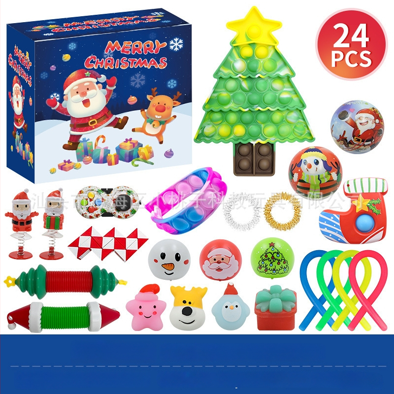 Vianočná hlavolamová hračka: Luban lopta s labyrintom a odomknutím železného kruhu, plastová, balené v farebnej škatuľke, darček pre deti a priateľov