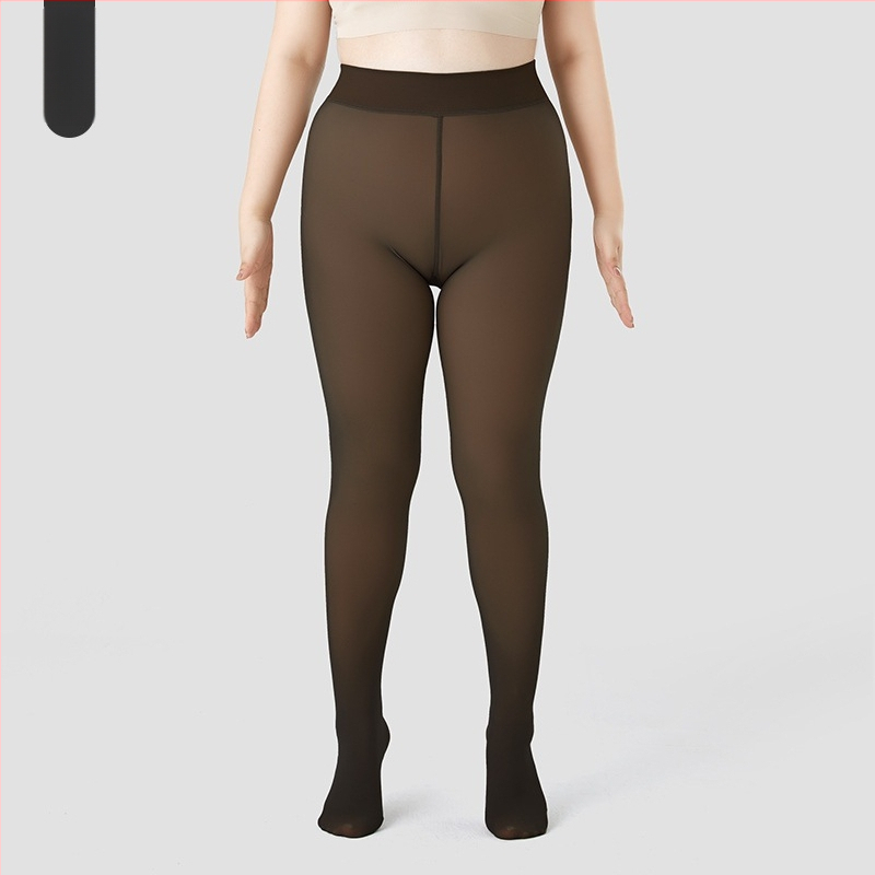 Nailoninės pėdkelnės, vienos spalvos, storinančios, viso ilgio