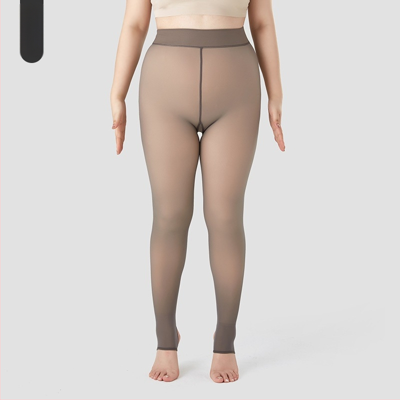 Nailoninės pėdkelnės, vienos spalvos, storinančios, viso ilgio