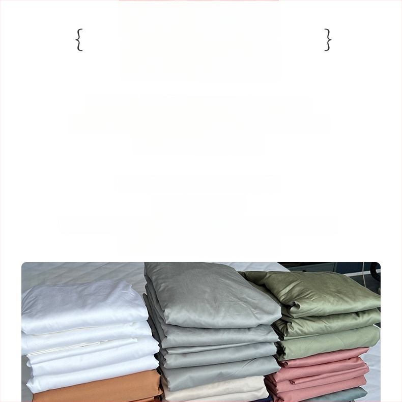 Štvordielny bavlnený set posteľnej bielizne, 100% bavlna, 80 vlákien na palec, reaktívny tlač a farbenie, hotelový štýl