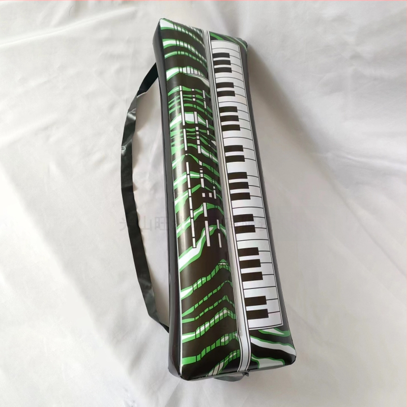 Nafukovacia PVC elektronická klávesová hračka, vhodná pre chlapcov aj dievčatá vo veku 7–14 rokov, balenie OPP