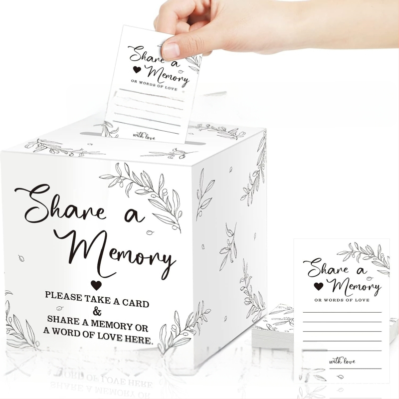 Pamätná krabička na kartičky, Materiál: Jammed, Štýl: Moderná jednoduchosť, Spracovanie: Tlač, Darček k narodeninám, maturite a párty