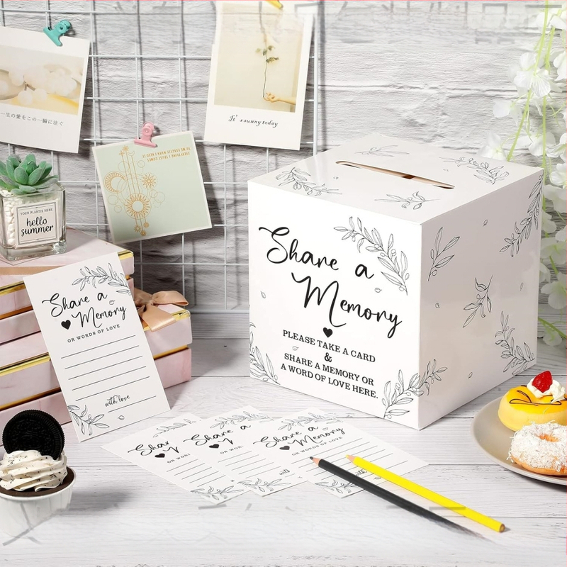 Pamätná krabička na kartičky, Materiál: Jammed, Štýl: Moderná jednoduchosť, Spracovanie: Tlač, Darček k narodeninám, maturite a párty