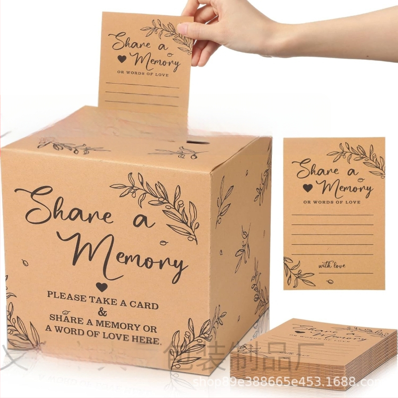 Pamätná krabička na kartičky, Materiál: Jammed, Štýl: Moderná jednoduchosť, Spracovanie: Tlač, Darček k narodeninám, maturite a párty