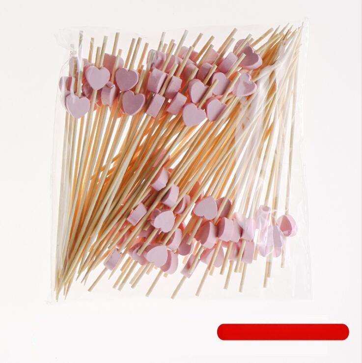 Sada ovocných vidličiek z bambusu — Pre dospelých; Materiál: Bambus; Import: Nie; Značka: Other