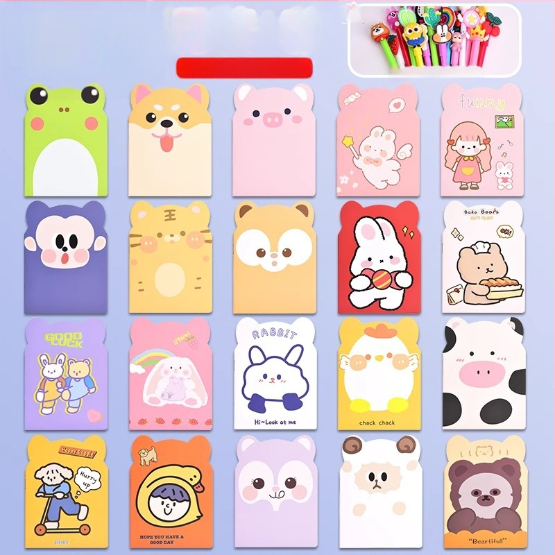 Xin Kaiyang Cartoon Zápisník – obal z papiera, vysoko kvalitný papier, roztomilý japonsko-kórejský štýl