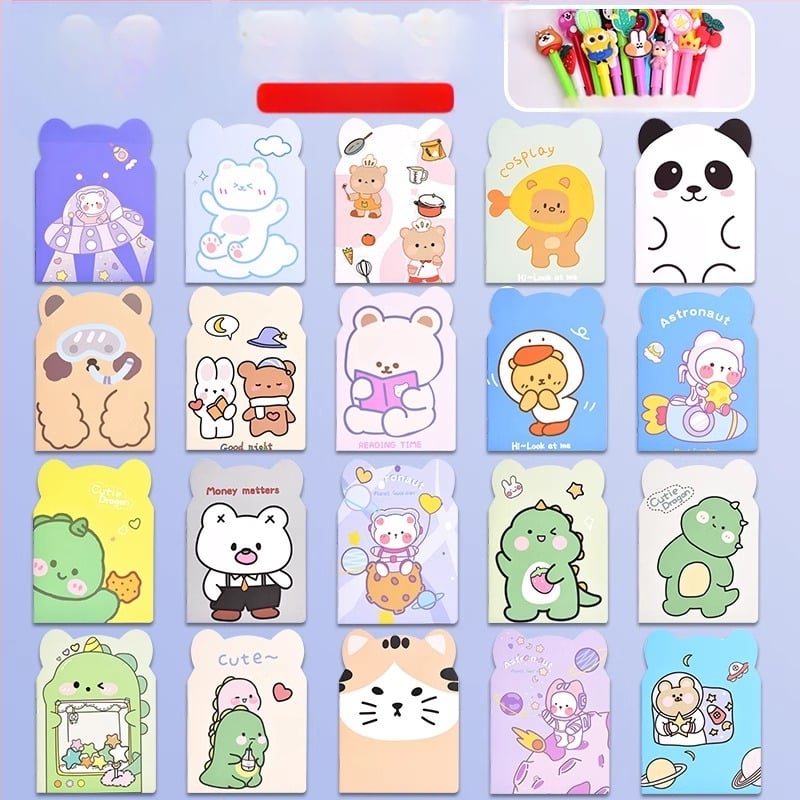 Xin Kaiyang Cartoon Zápisník – obal z papiera, vysoko kvalitný papier, roztomilý japonsko-kórejský štýl