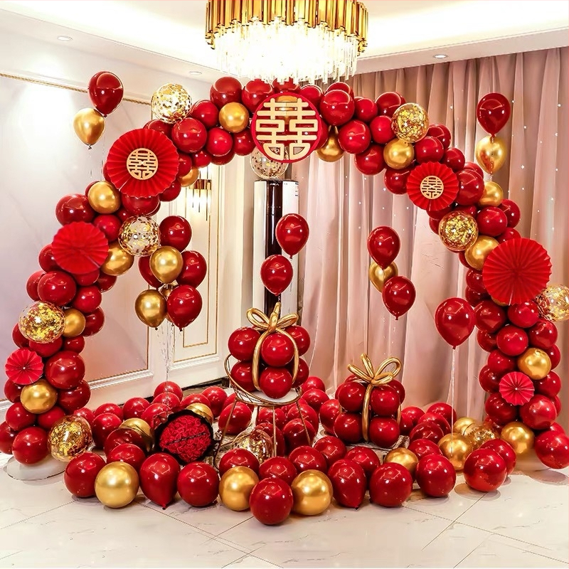 Stojan na balónový oblúk – Sada výzdoby na svadbu, plast, kartónové balenie, Značka XIYUEXI, na svadby