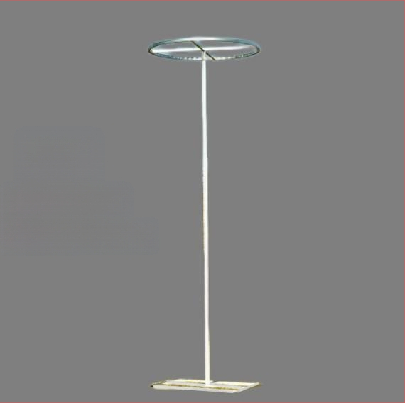 Telekopická železná tyč pre svadobnú záclonu s korálkami – kruhový rám, dekorácia