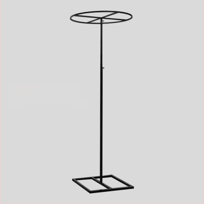 Telekopická železná tyč pre svadobnú záclonu s korálkami – kruhový rám, dekorácia