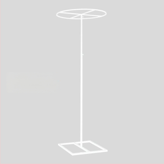 Telekopická železná tyč pre svadobnú záclonu s korálkami – kruhový rám, dekorácia