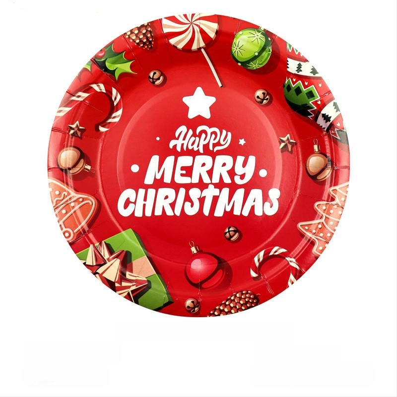 Jednorazový papierový tanier, kruhového tvaru, 400 g papiera, biologicky rozložiteľný, s potlačeným logom