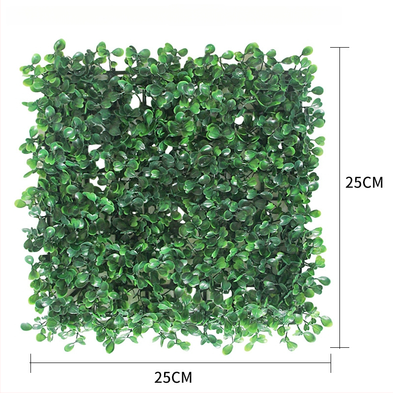 Umelá rastlinná stena s panelom trávy, plastová konštrukcia, model 13336944