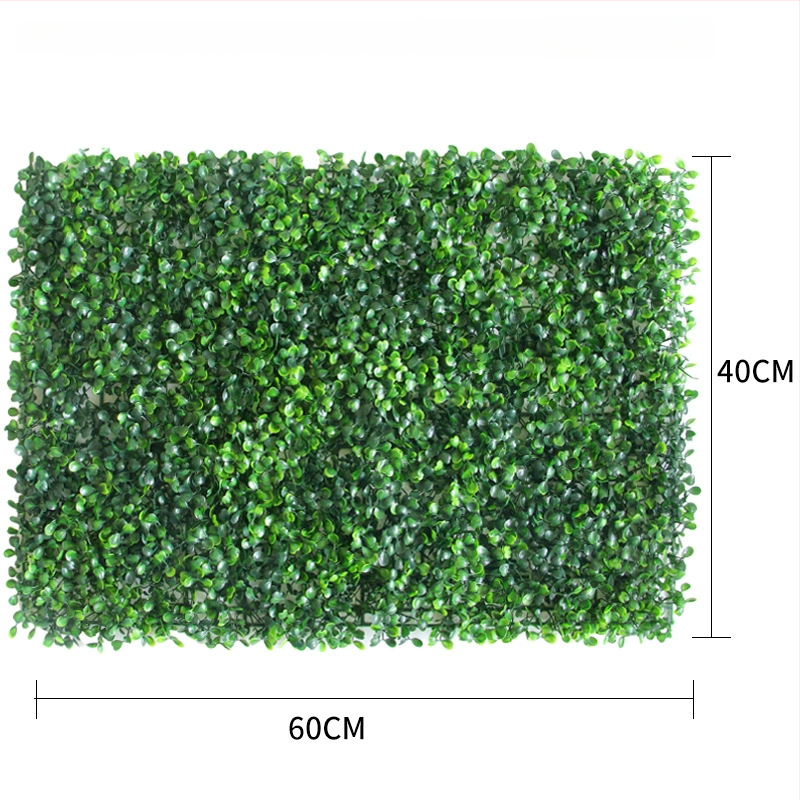 Umelá rastlinná stena s panelom trávy, plastová konštrukcia, model 13336944