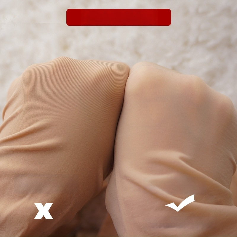 Nailono pėdkelnės plonos aukšto juosmens vientisas raštas