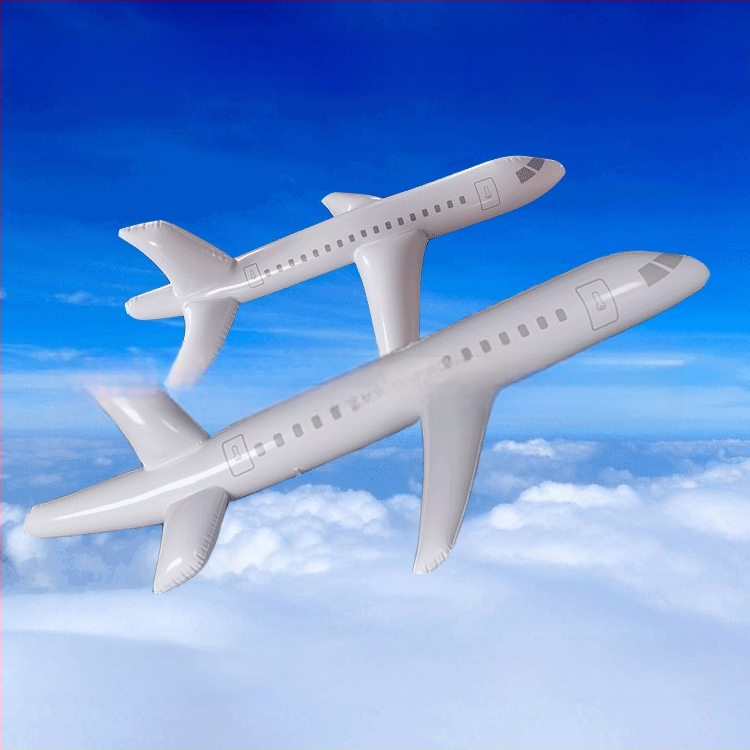 PVC pūšamais lidmašīnas modelis rotaļlieta bērniem no 7 līdz 14 gadiem