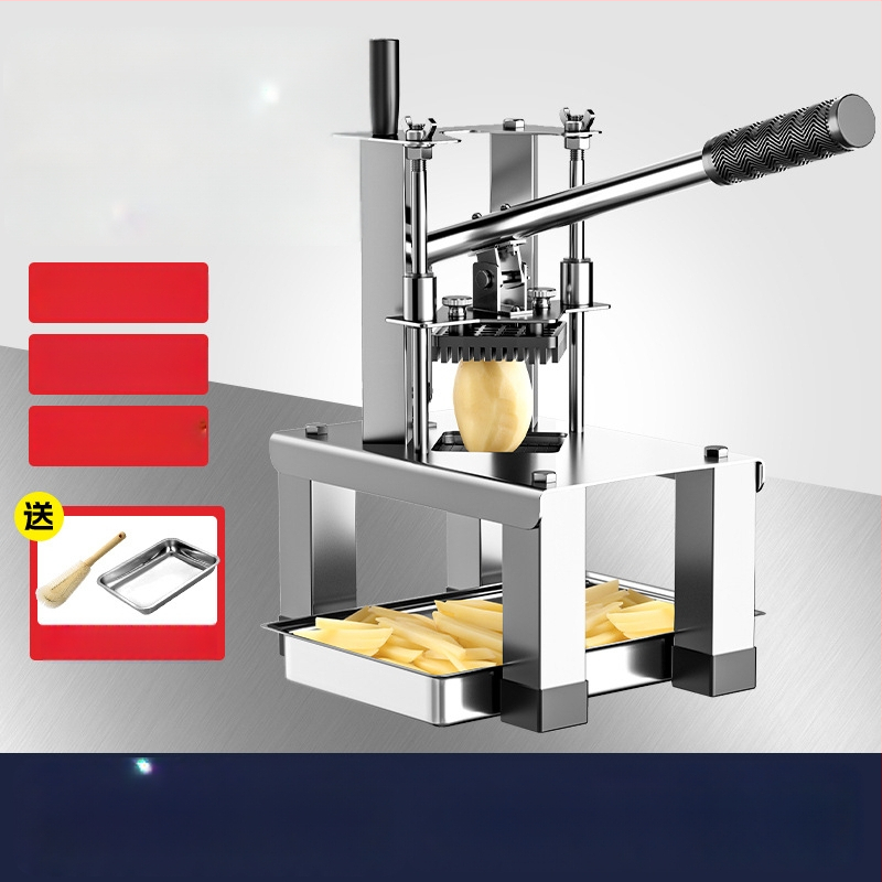Komerčná viacúčelová krájačka na zeleninu z nerezovej ocele - pre zemiaky, uhorky a mrkvu - Model 6150