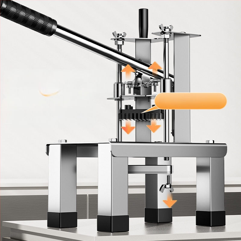 Komerčná viacúčelová krájačka na zeleninu z nerezovej ocele - pre zemiaky, uhorky a mrkvu - Model 6150