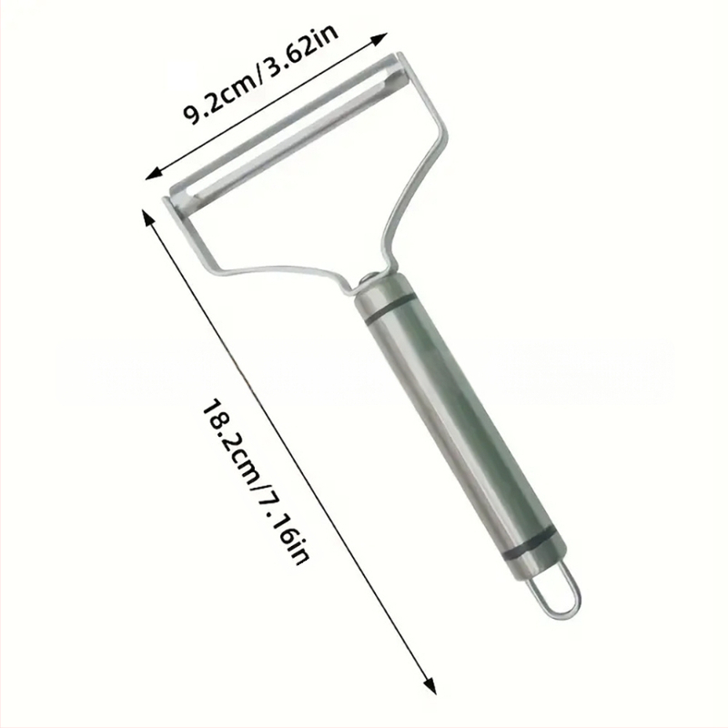 Nerezová škrabka na zeleninu a strúhadlo – viacúčelové, 430+420J2, model PEL-198