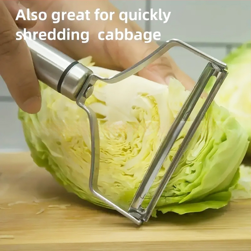 Nerezová škrabka na zeleninu a strúhadlo – viacúčelové, 430+420J2, model PEL-198