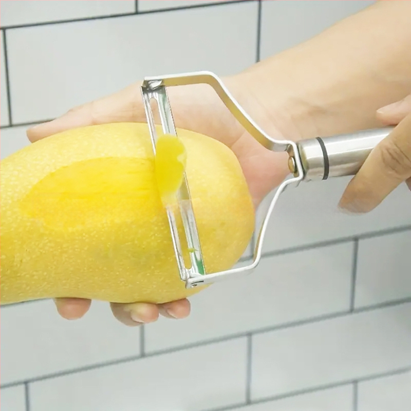 Nerezová škrabka na zeleninu a strúhadlo – viacúčelové, 430+420J2, model PEL-198