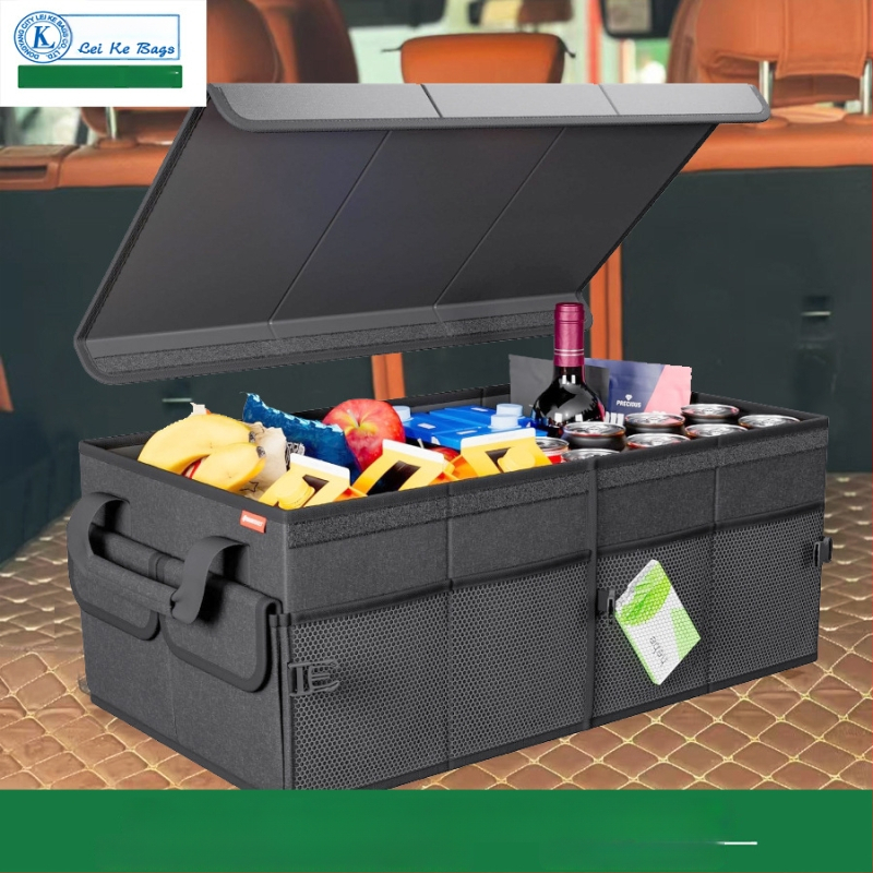 Salokāma auto bagāžnieka uzglabāšanas kaste no Oxford auduma, ar vāku, ūdensizturīga un pret putekļām