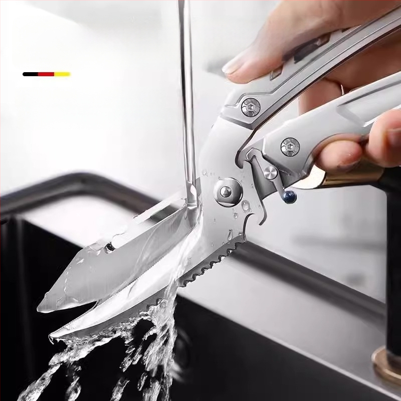 Kuchynské nožnice na kosti, nerezová oceľ, moderný minimalistický štýl, uvedené v lete 2021 (Značka: Other)