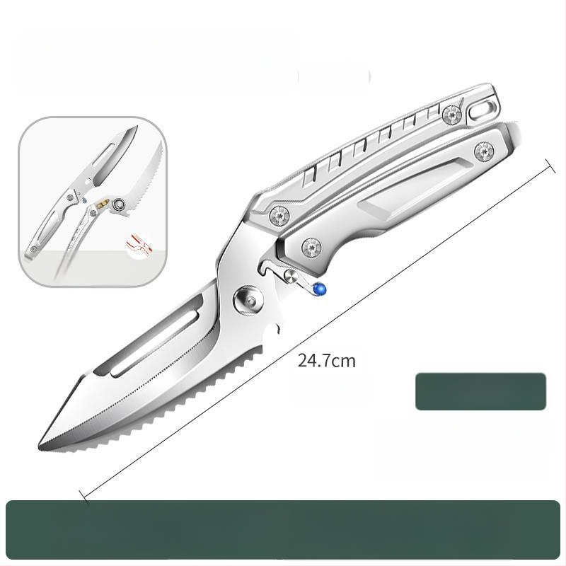 Kuchynské nožnice na kosti, nerezová oceľ, moderný minimalistický štýl, uvedené v lete 2021 (Značka: Other)