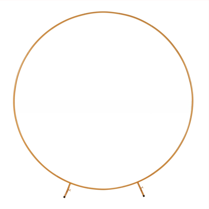 Železný kruhový oblúkový stojan na svadobné pozadie, svadobná dekorácia oblúka