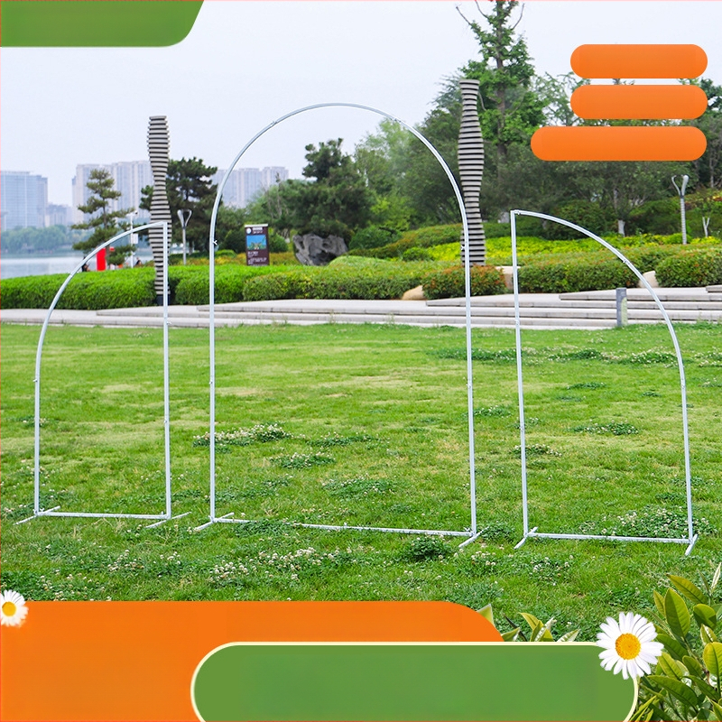 Železný svadobný oblúk pre vonkajšie scény pozadie – prispôsobiteľný dekor, kartónové balenie, značka Xinhong