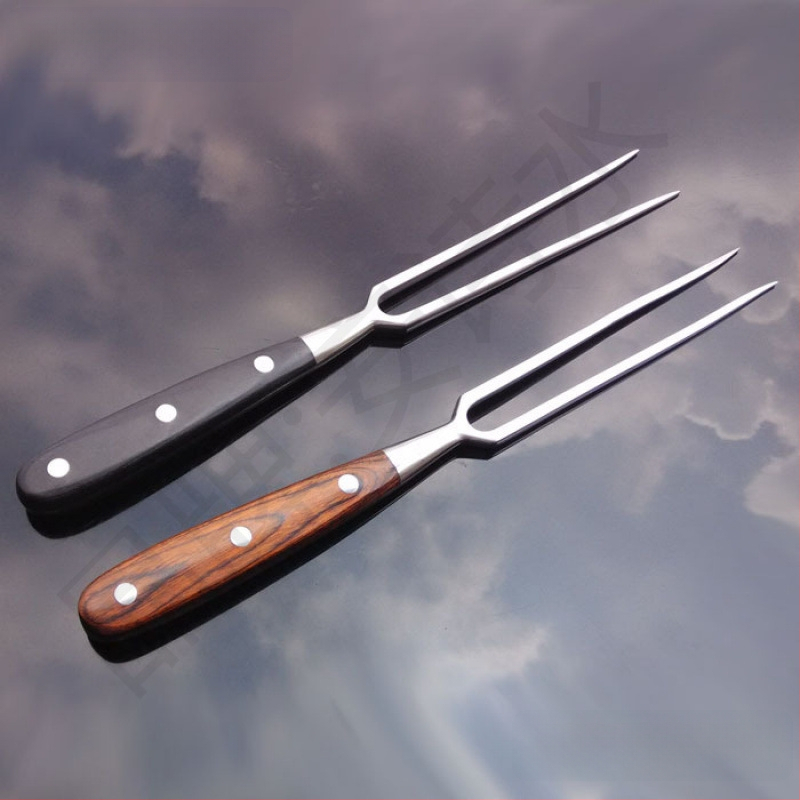 Grilovacia vidlička s drevenou rukoväťou, viacúčelový kuchynský nástroj, kód 3tb5q22i, značka An shishui