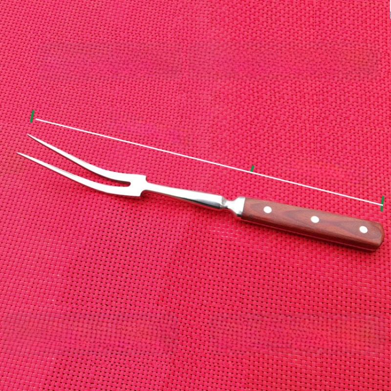 Grilovacia vidlička s drevenou rukoväťou, viacúčelový kuchynský nástroj, kód 3tb5q22i, značka An shishui