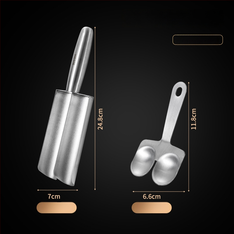 Formička na mäsové guľôčky, 304 nerezová oceľ, forma na mäsové guľôčky, rybie guľôčky a krevety guľôčky