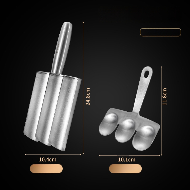 Formička na mäsové guľôčky, 304 nerezová oceľ, forma na mäsové guľôčky, rybie guľôčky a krevety guľôčky