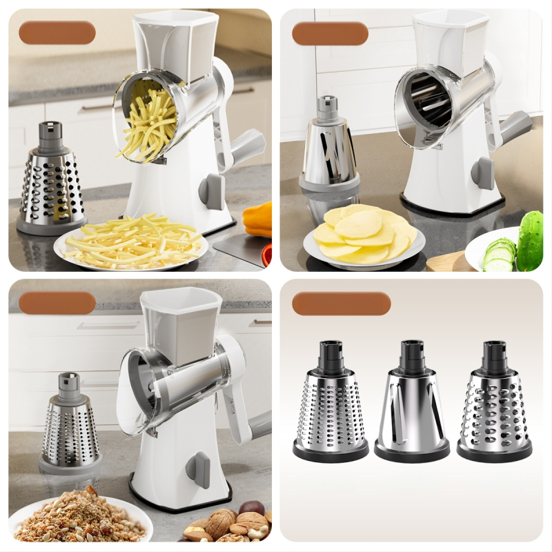 Viacúčelový krájač na zeleninu — ABS + nerezová oceľová čepeľ; nepravidelný štýl; značka Independence