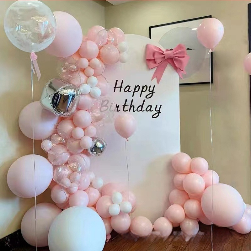 Set latexových balónov pre dekoráciu scény: ručná výroba, možnosť personalizácie, vhodný na narodeniny a svadby