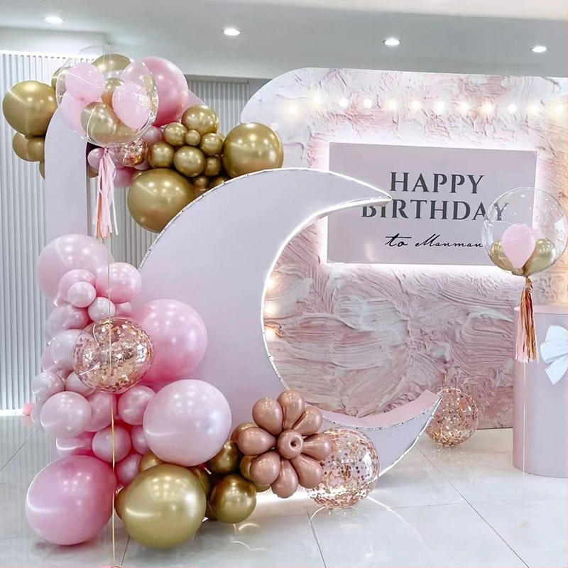 Set latexových balónov pre dekoráciu scény: ručná výroba, možnosť personalizácie, vhodný na narodeniny a svadby