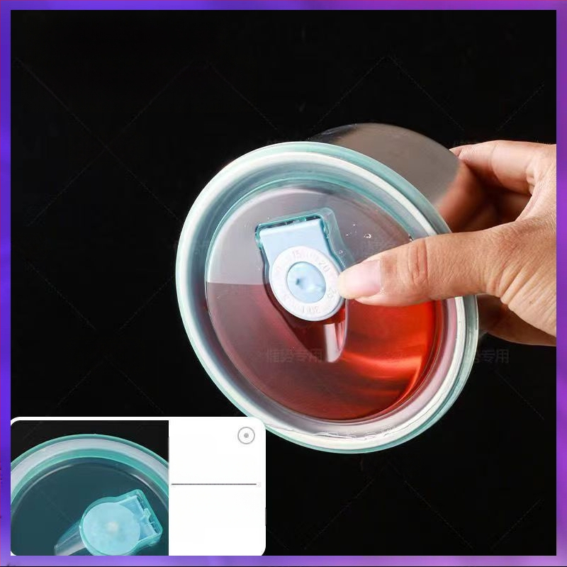 Nerezová oceľová okrúhla krisper dóza s poklopom, 1–2 L, vhodná do mikrovlnky