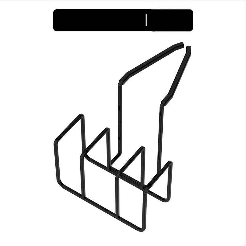 Organizér kuchynskej drezy s držiakom na špongiu a handru na riad, multifunkčný odkvapkávací regál, z kovu železa a silikónu