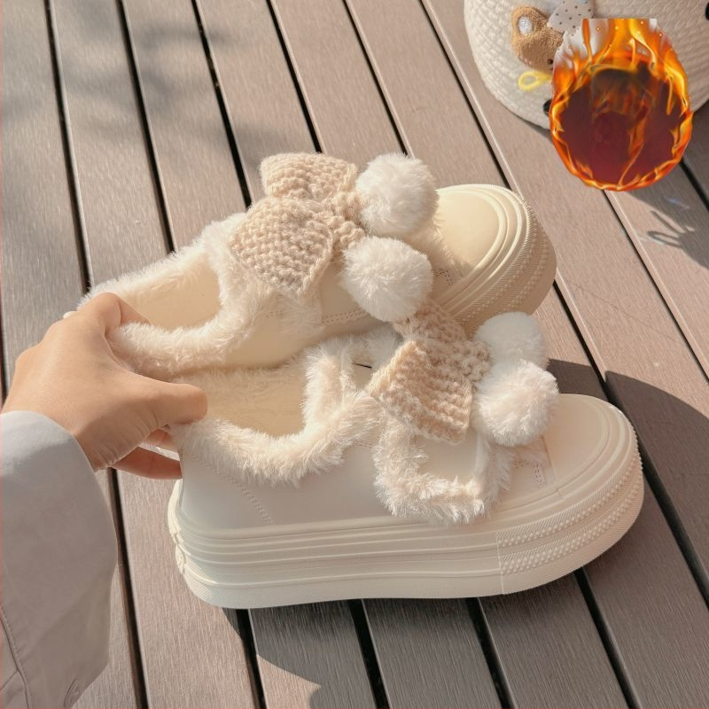 Dámske slip-on tenisky s vrchným dielom z umelej kože, gumová podrážka, teplá bavlnená vložka, nízky členok