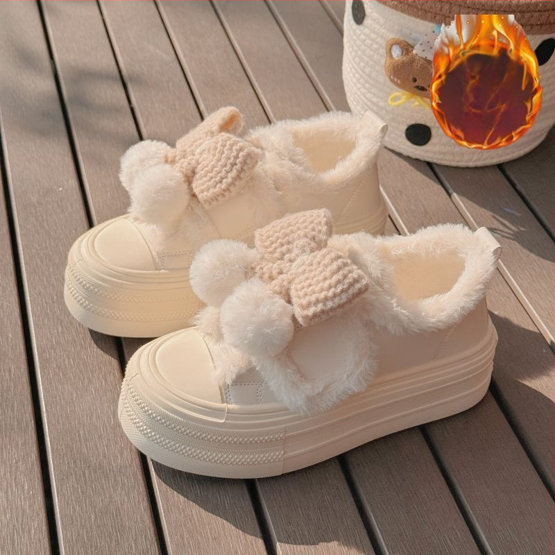 Dámske slip-on tenisky s vrchným dielom z umelej kože, gumová podrážka, teplá bavlnená vložka, nízky členok