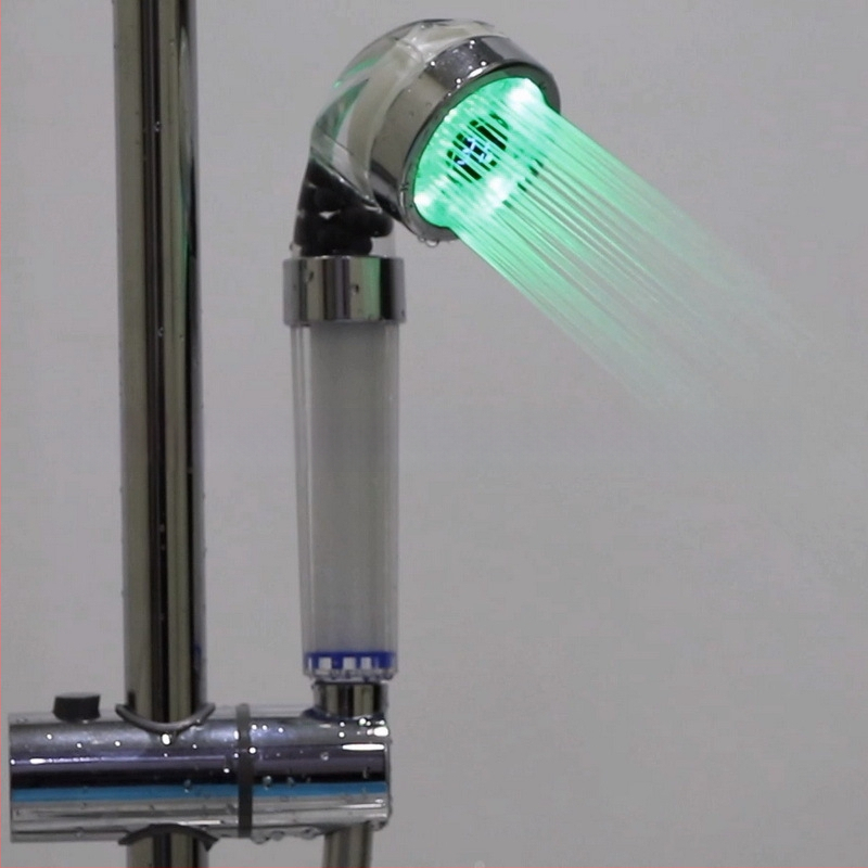 Ručná sprcha s displejom teploty, filtr PP bavlna, regulátor tlaku, digitálna regulácia teploty, model 8008-S23-3