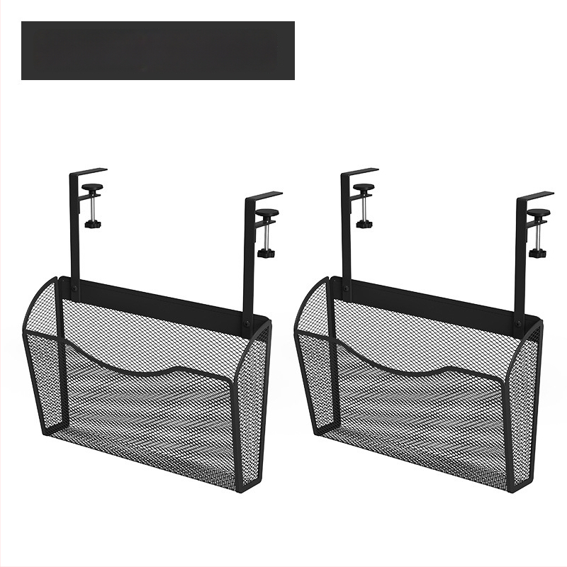  Kovový regál na dokumenty pod stolom, 1 úroveň, tlačené logo, možnosť prispôsobenia