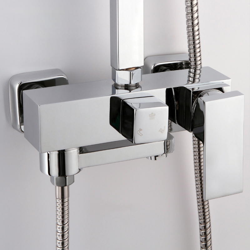 Vstavaný sprchový mixér YM-1900 s keramickou kartušou, meďové telo, prevádzková teplota 0–99°C, prevádzkový tlak 0,6 MPa